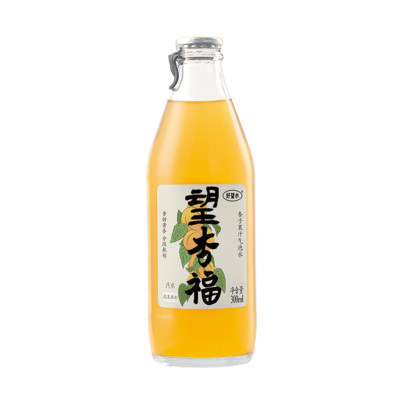 好望水气泡果汁饮料300ml*6 望杏福 300ml