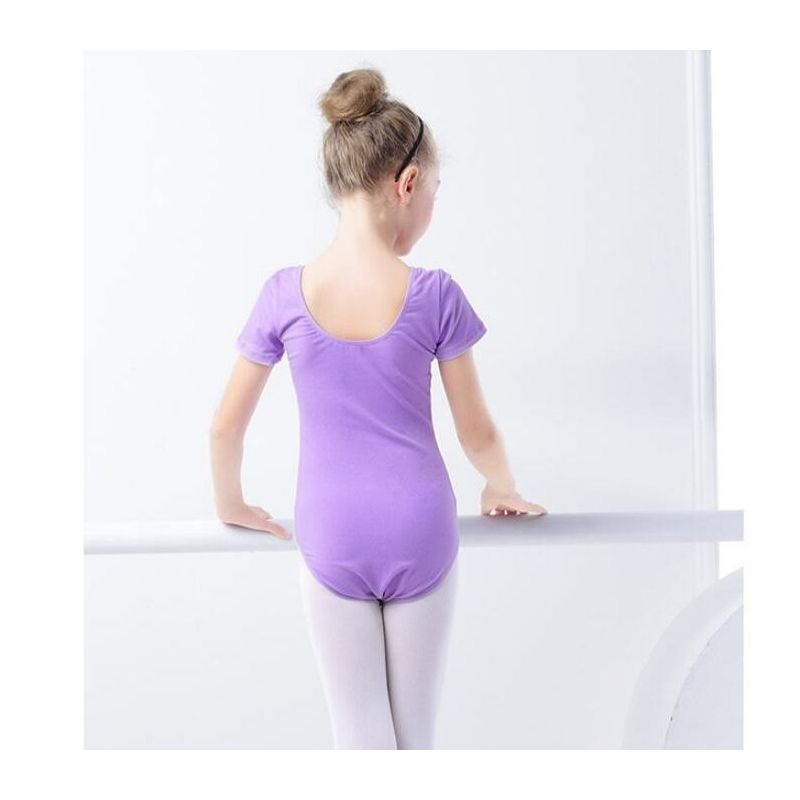 儿童舞蹈服练功服女孩夏季连体芭蕾舞服女童棉考级服中国舞服装