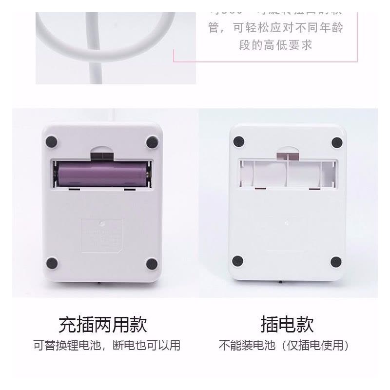 led护眼学习台灯防近视大学生宿舍阅读办公usb充电床头调光小台灯图片