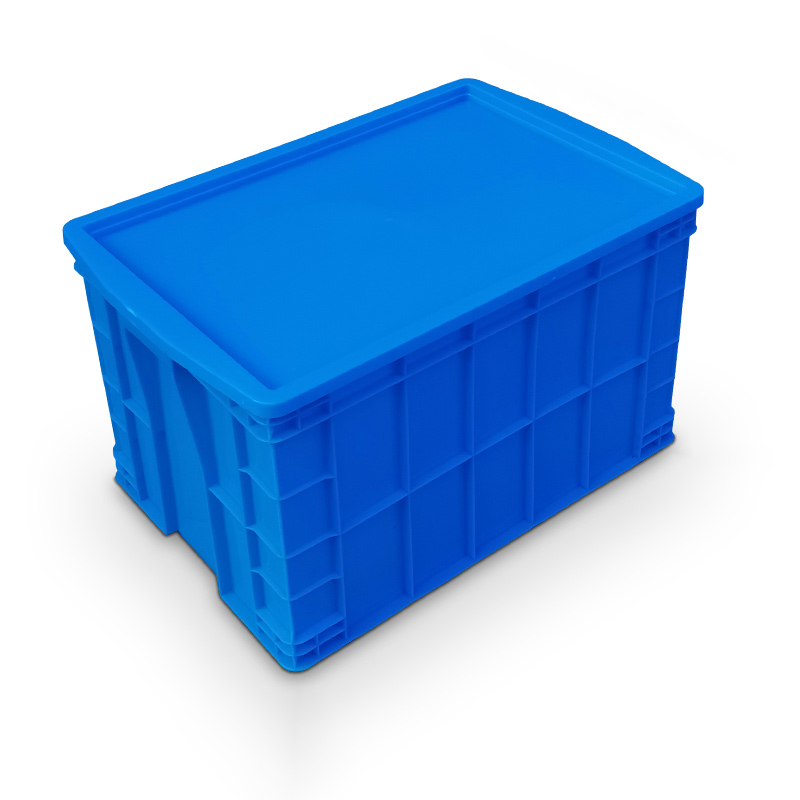 臻远ZY-SNXD-94收纳储物箱长方形物流中转箱带盖子 635*425*365mm高清大图