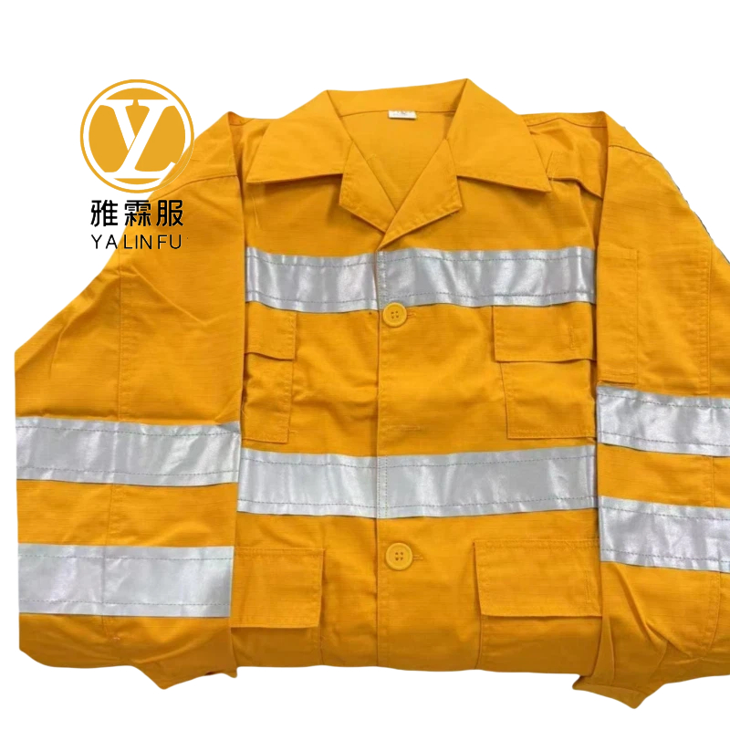 雅霖服 夏季工作服YLF-XJ91901 套高清大图
