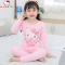 hellokitty女童内衣套装保暖儿童厚款秋衣秋裤宝宝秋衣小女孩睡衣秋冬