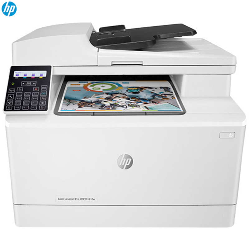 惠普(HP) M281fdw彩色激光多功能一体机 打印机 (打印 复印 扫描 传真)SN