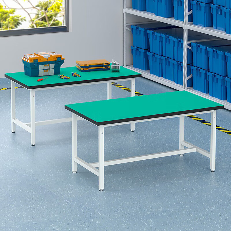 妍苒防静电工作台打包台实验室操作台维修台长180*宽60*高75cm高清大图