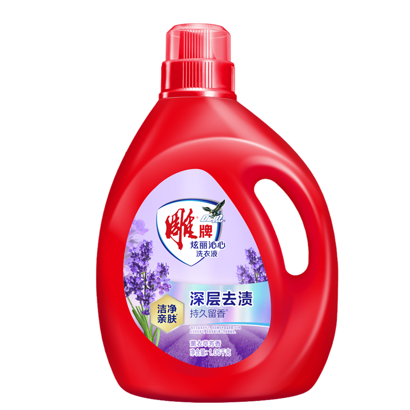 雕牌炫丽沁心洗衣液1.06kg深层去渍持久留香 薰衣草芳香