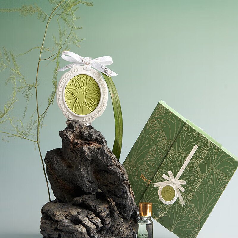 大英博物馆盖亚安德森猫系列夏至香挂天然精油持久留香营造宁静氛围夏夜竹风车载礼盒