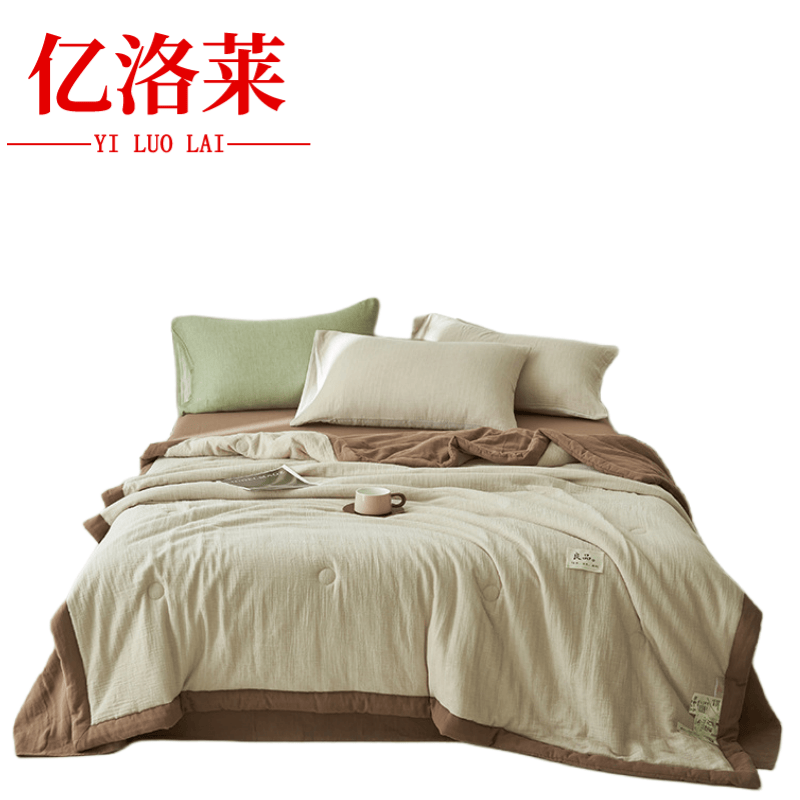 亿洛莱 单人夏被 180*200cm 套高清大图