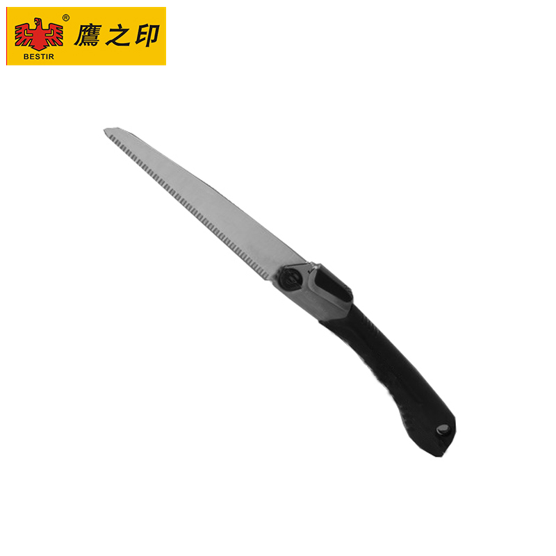 鹰之印锯子园林果树锯家用木锯折叠刀多功能木工锯修枝工具手锯高清大图