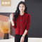 恒源祥秋冬厚款针织衫女24新款粗毛线长袖上衣纯色纽扣针织开衫