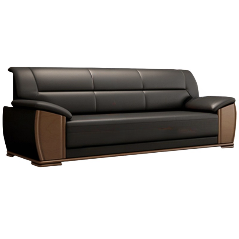 悦兴诚办公沙发三人位206*83*86cm张高清大图