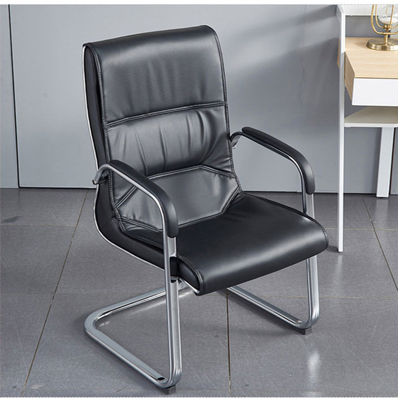 圣德列皮质办公椅职员会议椅Y5高清大图