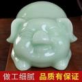 玉石猪摆件十二生肖猪摆件家居客厅电视柜酒柜装饰工艺品_504_208