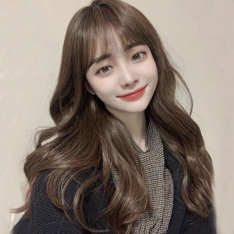 假发套女全头逼真全头套假头发卷发cosplay汉服长发lolita全套头 深