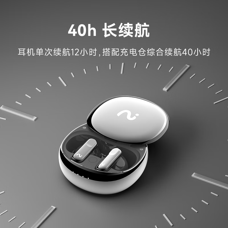 科大讯飞(iFLYTEK)录音降噪会议耳机Nano+ 无线蓝牙耳机 主动降噪 入耳式 超长续航 录音转文字 适配苹果华为高清大图