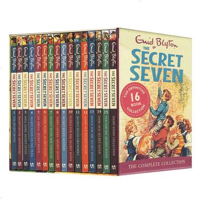 英文原版the Secret Seven Collection 1 16 七个小神探16册儿童章节冒小说书小 摘要书评在线阅读 苏宁易购图书