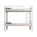 双层床宿舍上下铺员工高低铁床铺公寓铁架子床学生双人床含床板 1.5米