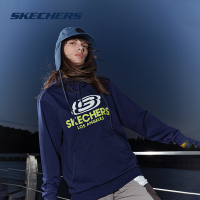Skechers斯凯奇魏大勋同款连帽运动休闲长袖外套情侣圆领卫衣男女L320U113
