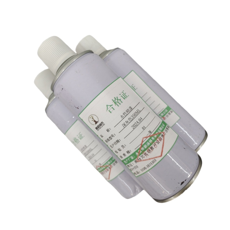 新添林木水性喷漆 深灰色 350ml/ 瓶高清大图