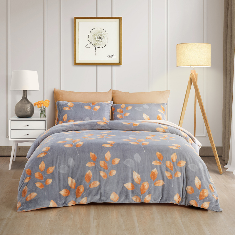 水星家纺简色生活 水洗棉四件套 简嫣冉 被套床单枕套床上用品视频介