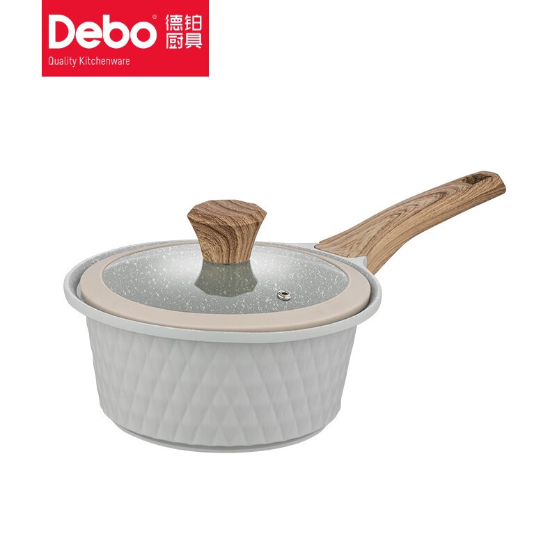 Debo德铂 切尔西铝合金电磁炉明火通用奶锅 DEP-821 18cm/个