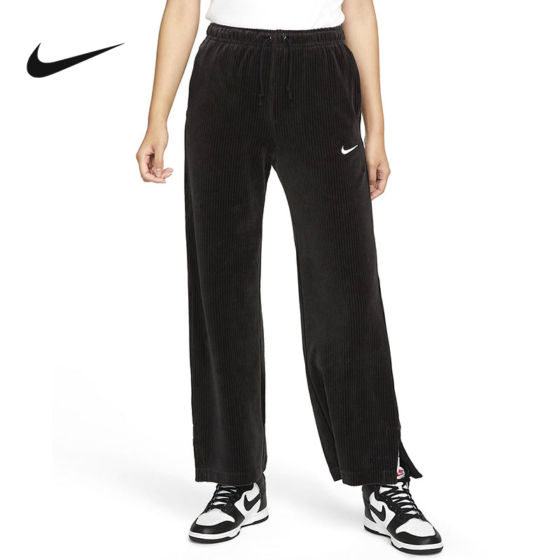 nike耐克针织长裤女子2022秋季新款时尚透气休闲运动裤dq5922010