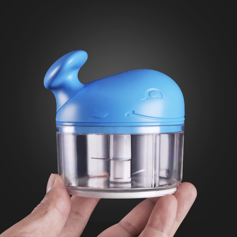 拜杰 拉蒜器 迷你蒜泥神器 多功能捣蒜器手动蒜泥器磨蒜蓉小型压蒜器搅蒜器碎菜器厨房切菜器