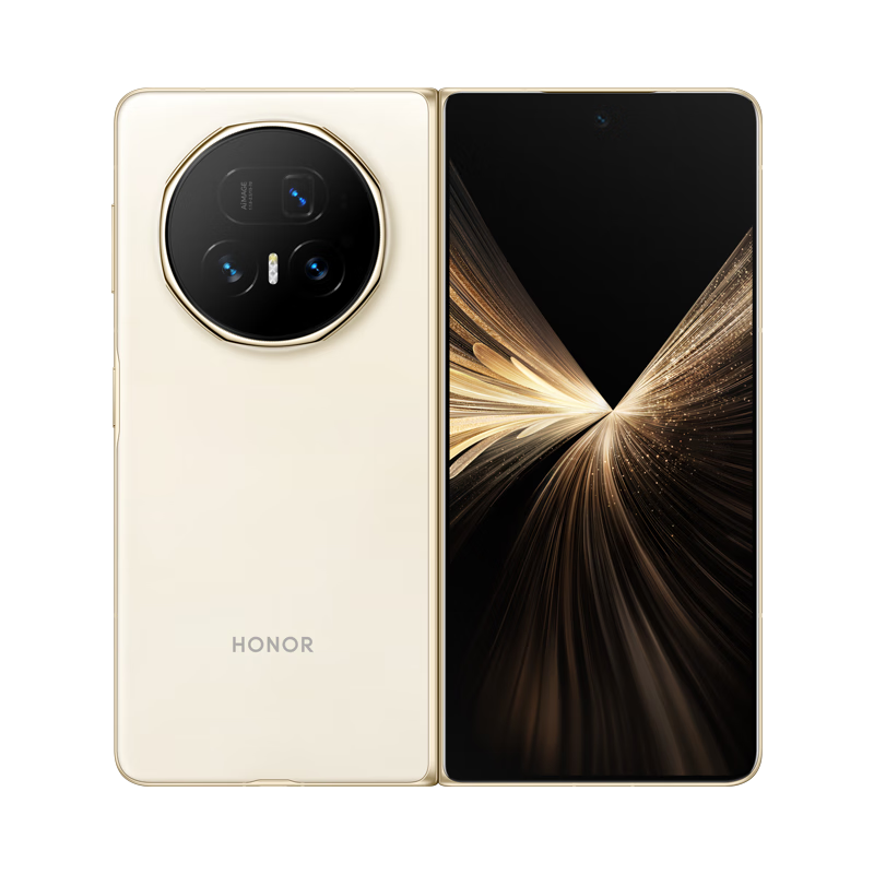 荣耀Magic V5 16GB+512GB暖白色 5G折叠屏 智能手机