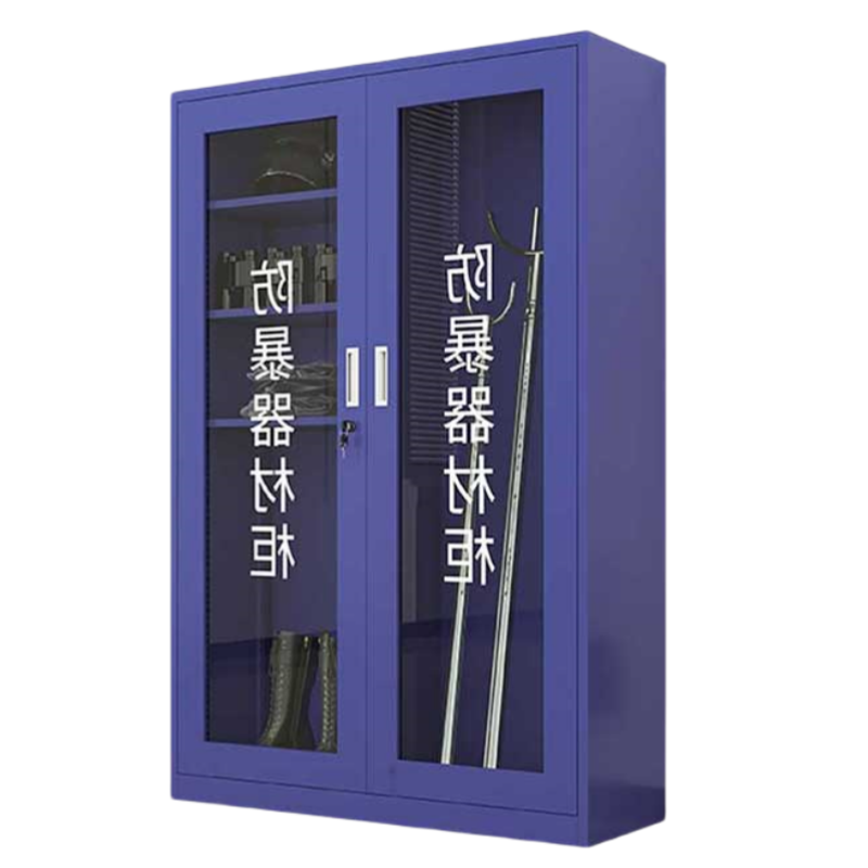 铭思达防暴器材柜1800*1200*400mm台高清大图