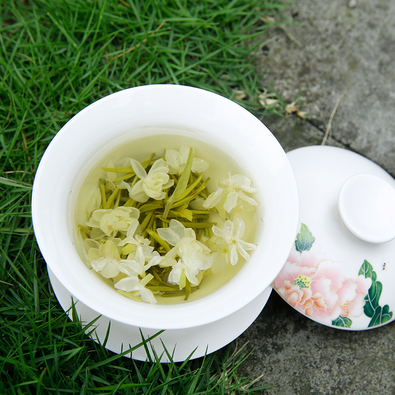 川红 特级茉莉花茶 银针款独立小袋茶叶60克