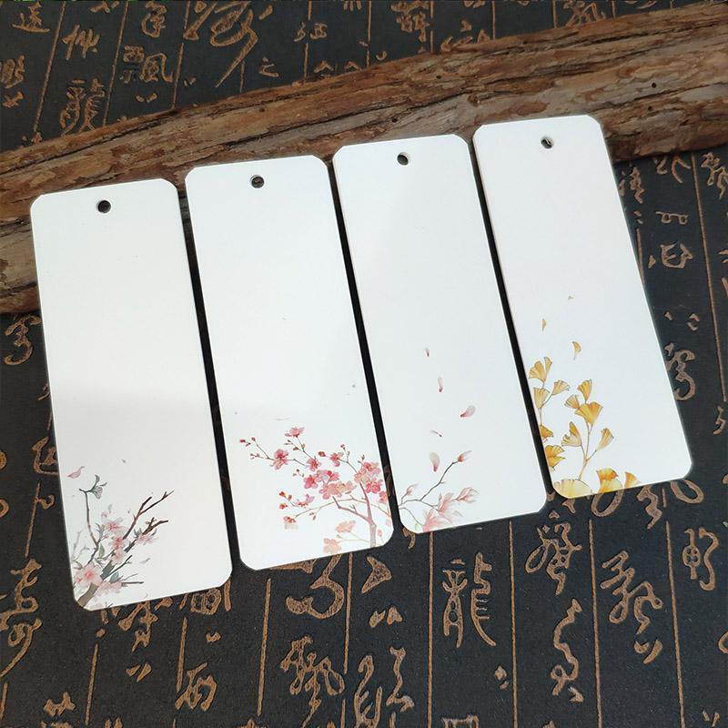 空白书法绘画书签古典中国风手工制作自制手绘空白卡创意材料