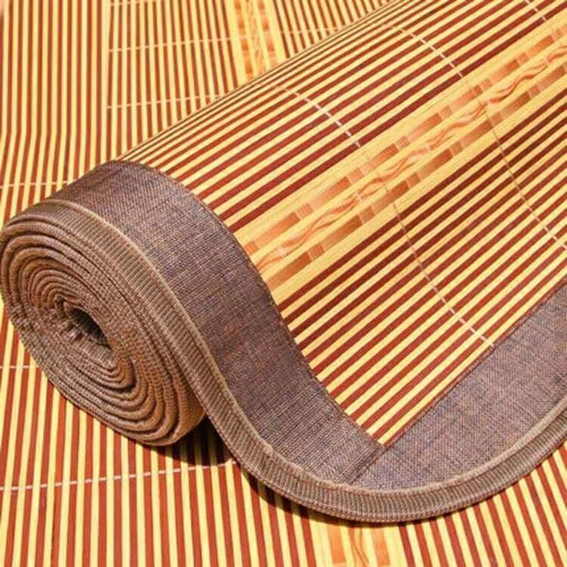精品木纹 单品 0.6*1.2米 精品凉席竹席席三件套夏季双面折叠席单双人学生宿舍空调席儿童席