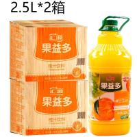 汇源果汁果蔬汁 橙汁果益多猕猴桃汁2.l瓶桃汁 整箱00%橙汁苹果汁2升盒系列 果益多橙汁2.L*6瓶2箱