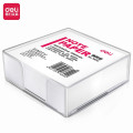 得力7600便条纸带盒91*87(白)