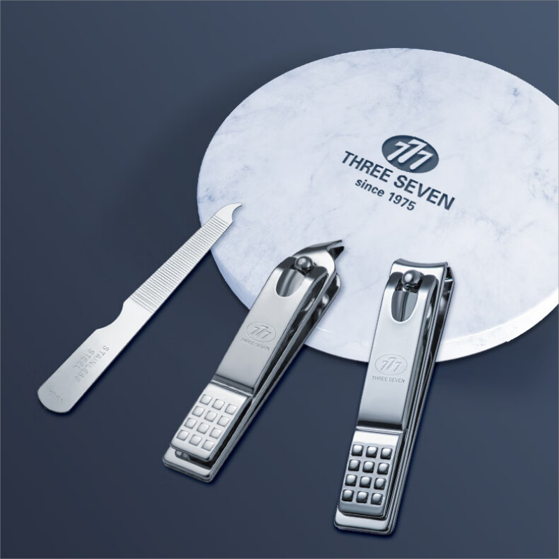 777(THREE SEVEN)指甲刀套装3件套 TSG-1565红色(规格:套)高清大图
