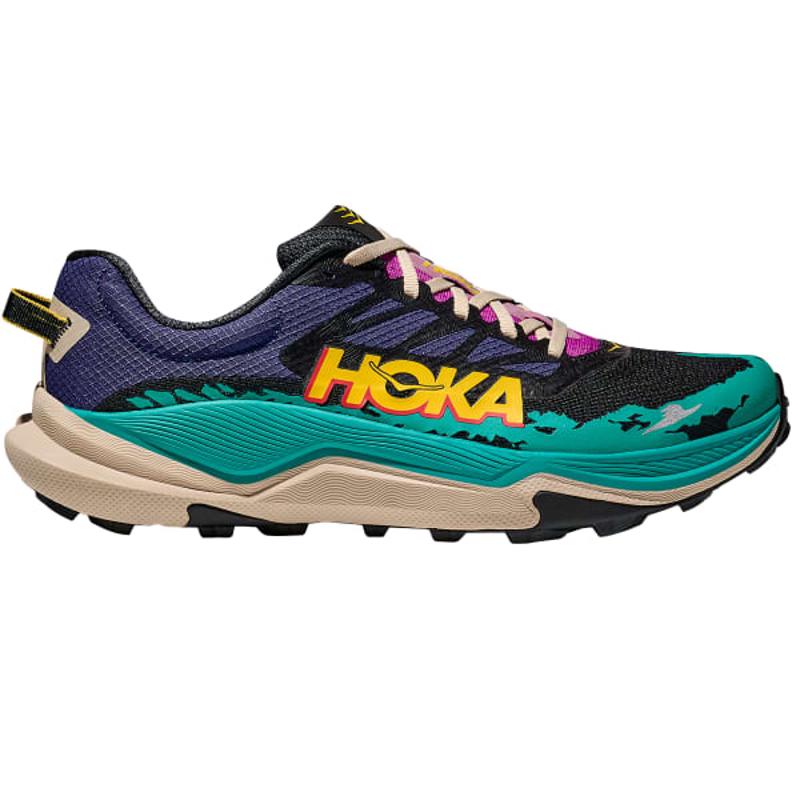 HOKA ONE ONE男士滑雪鞋透气单层网面设计多方向抓地力雪地靴 Purple_/_Black_/_Blue 42.5