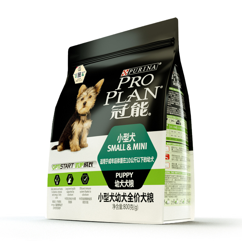 冠能小型犬幼犬全价犬粮800g幼年期狗干粮1.6斤高清大图