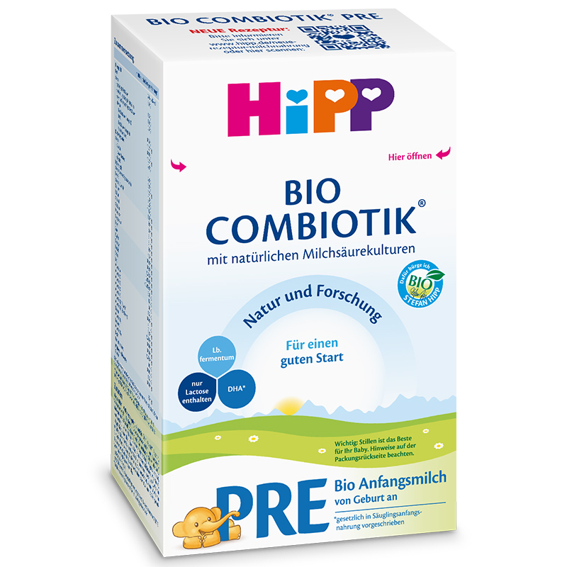 HiPP 德国喜宝 婴幼儿添加益生菌奶粉 pre段 (0-6月) 600g/盒