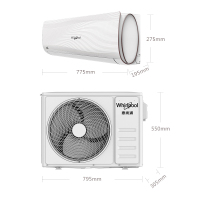 惠而浦（Whirlpool）1匹 定频空调 急速冷暖 智能送风 壁挂式空调ASH-26XK3