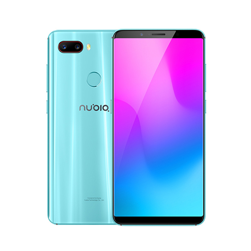 [3期免息]努比亚(nubia)Z18mini 6G+128G 联通移动电信全网通4G手机 青瓷蓝