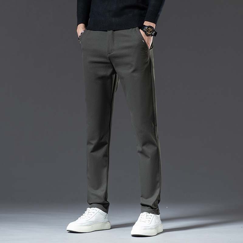 金盾kindon裤子男春夏款男士休闲裤青年百搭裤男外穿夏季修身直筒男裤