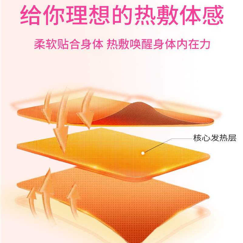 汉草东方韵精油热敷贴艾草精油自发热肩颈贴温灸暖腰贴蒸汽艾灸贴高清大图