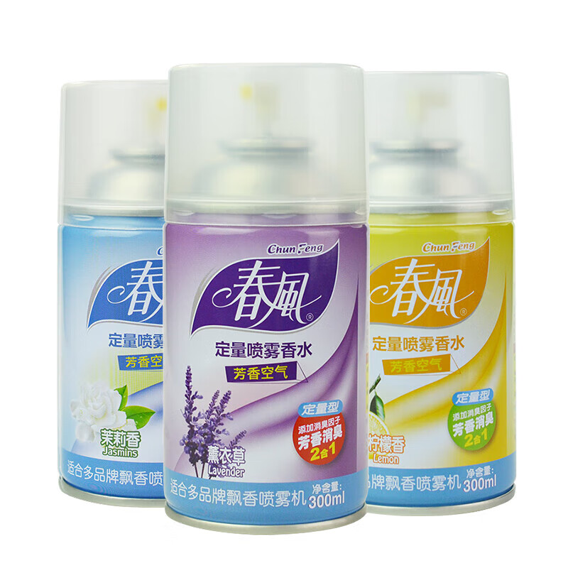 春风 空气清新剂喷雾,300ml/支,24支/箱高清大图
