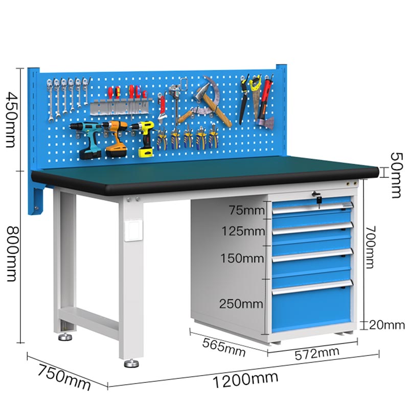 芙瑞塔防静电操作台 120*75*125cm张高清大图