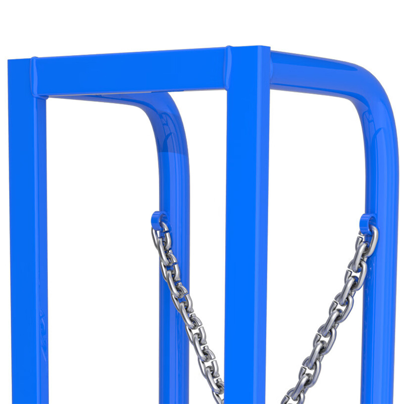 臻远ZY-J31氧气瓶固定架氮气罐氩气存放架 80L双瓶架高清大图