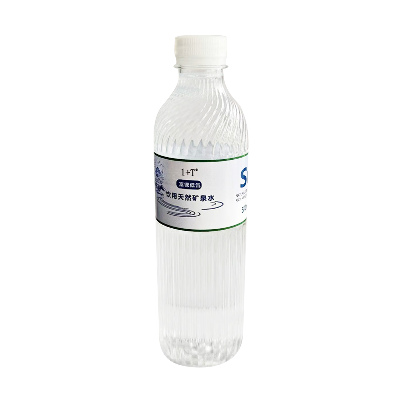 1+T 富锶低氘饮用天然矿泉水 500ml*24瓶/箱高清大图