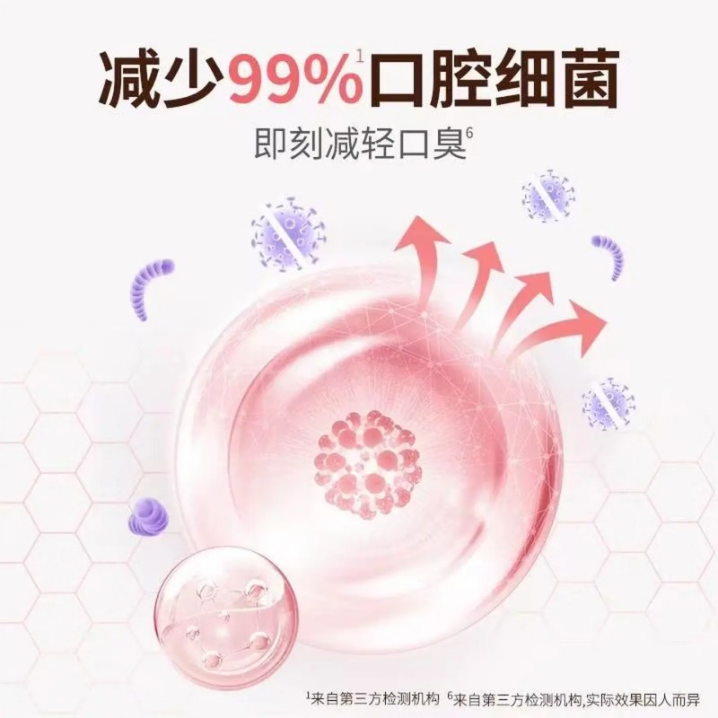 狮王 NONIO氨基酸持久清新黑莓月桂叶口味漱口水 450ml高清大图