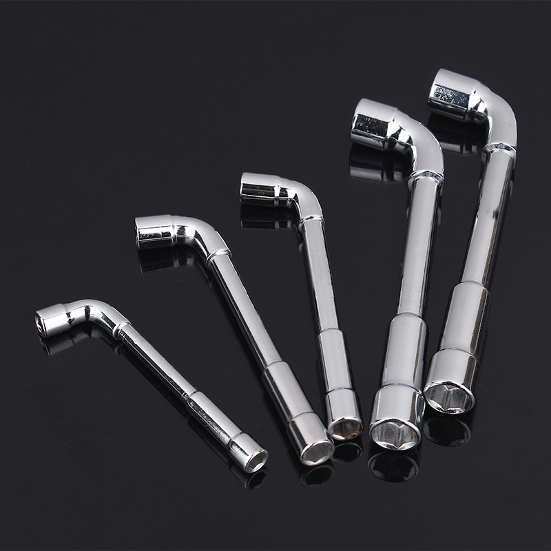 易诺L型铣孔扳手RS L型铣孔扳手 套筒扳手弯头扳手 10mm 24支/盒