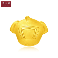 周大福 迪士尼经典系列 唐老鸭屁屁 定价足金金转运珠/吊坠/配绳