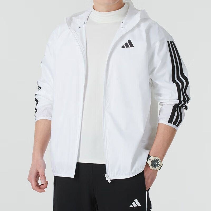 阿迪达斯(adidas)男装 新款运动休闲连帽运动外套 JF3682 C