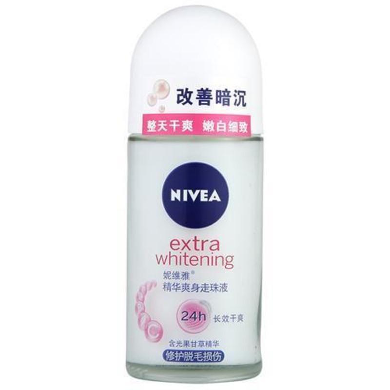 妮维雅走珠液止汗露男女腋下保湿香体滚珠抑汗剂淡香夏季防汗50g 男士海洋酷爽50ml